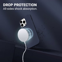 Crong Color Cover Magnetic - iPhone 13 Pro Max MagSafe dėklas (Navy mėlynas)