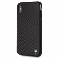 BMW Siganture Carbon dėklas iPhone Xs Max - juodas