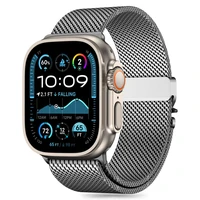 Tech-Protect Milano apyrankė Apple Watch 6 / 7 / 8 / 9 / 10 / SE / Ultra 1 / 2 (44 / 45 / 46 / 49 MM) - sidabrinė