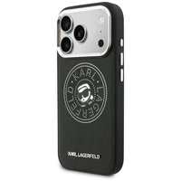 Karl Lagerfeld Point & Karl Sketch MagSafe Case for iPhone 17 Pro Max - Black