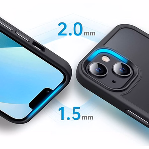 Tech-Protect MagMat MagSafe iPhone 12 Pro Max dėklas - matinis juodas