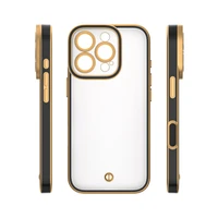 Silky Gold dėklas telefonui iPhone 17 Air 6,6" juodas