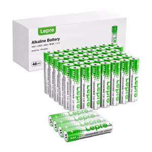 LEPRO 130001-48 AAA R3 šarminės baterijos, 48 vnt. pakuotė