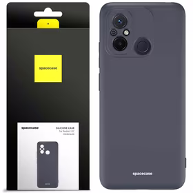 Spacecase Silikoninis dėklas Redmi Redmi 12C juodas