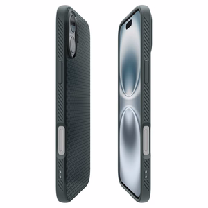 Spigen Liquid Air dėklas telefonui iPhone 16 - žalias