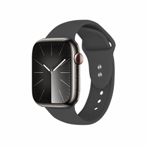 Crong Liquid  dirželis, skirtas Apple Watch 44 / 45 / 46 / 49 mm, grafito spalvos