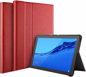 Dėklas Folio Cover Samsung X200/X205 Tab A8 10.5 2021 raudonas