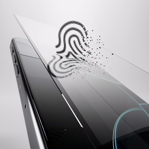 Puro Lankstus Stiklas D3O Hibridinis Stiklas su Juodu Rėmeliu iPhone 16 Pro Max