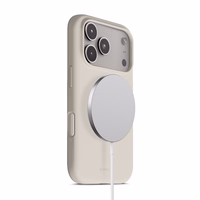 Crong Color Cover Magnetic - dėklas MagSafe iPhone 17 Pro (stone smėlio)