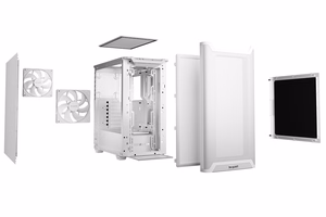 be quiet! PURE BASE 501 Airflow White „Midi Tower“ Balta