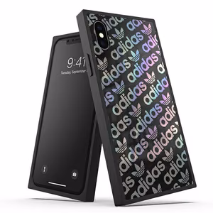 Adidas OR Square dėklas iPhone X / Xs - juodas