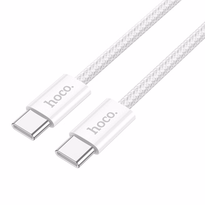 USB kabelis Hoco X104 60W USB-C to USB-C 2.0m baltas