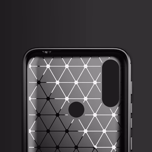 Carbon dėklas lankstus dėklas Motorola Moto E7i Power juodas