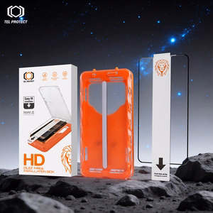 Tel Protect Dust-Free Easy Fit HD Titan grūdintas stiklas skirtas Iphone 17 Pro juodas