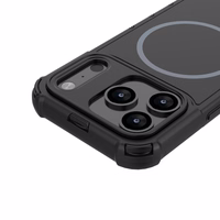 Defender 2in1 Mag dėklas for iPhone 17 Pro Max 6,9" juodas