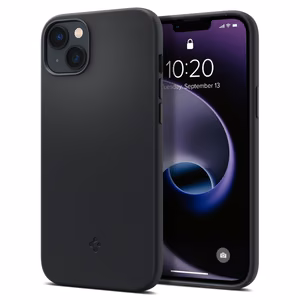 Spigen Silicone Fit Mag чехол с MagSafe для iPhone 14 Plus - чёрный