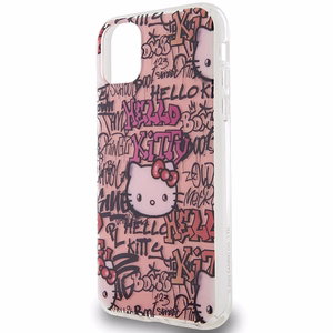 Hello Kitty IML grafičių dėklas telefonui iPhone 11 / Xr - rožinis