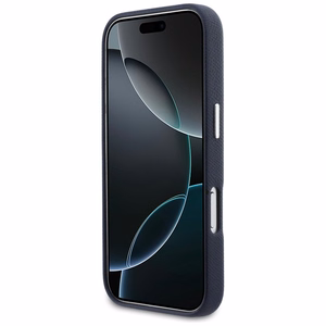 KARL LAGERFELD dėklas IPHONE 17 Pro, suderinamas su MagSafe KLHMP17L6PFKCLB (PU FW W/ K&C Head Pin), mėlynas