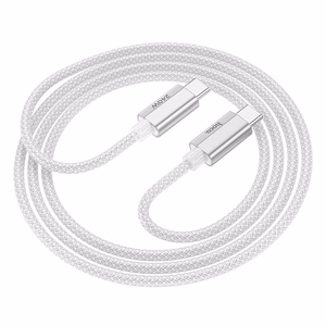 Kabelis USB C į USB C Hoco QC3.0 PD 5A 240W 1,8 m U134 pilkas