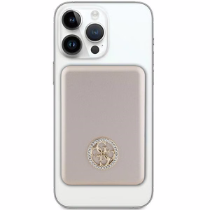 Guess Magnetinė 4G Strassed Metalinis Logotipas indukcinė išorinė baterija 5W 3000mAh - auksinė