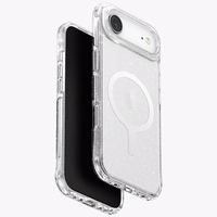 Uniq LifePro Xtreme Magnetinis įkrovimo dėklas telefonui iPhone 17 Air - Permatomas su blizgučiais