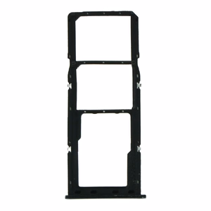 SIM kortelės laikiklis Samsung A715 A71 2020 Prism Crush Black OEM