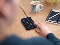 Trust 22221 skaičių klaviatūra Knyginis kompiuteris / kompiuteris USB Juoda