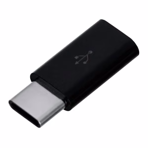 Savio AK-31 / B laido sąsajos/lyties adapteris Micro USB USB 3.1 Typ C juodas