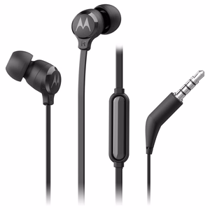 Wired earphones with microphone MOTOROLA Earbuds 3-S black