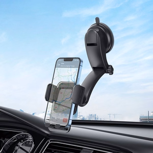 HOCO automobilinis laikiklis priekinio stiklo / centrinės konsolės CA118 juodas