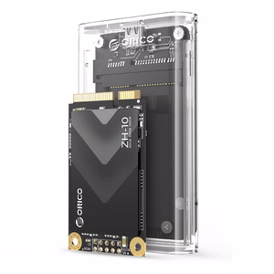 "Orico TC10-MS" MSATA USB-C 3.2 5 Gb/s disko kasetė - skaidri