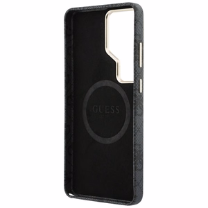 Guess dėklas 4G Triangle Logo MagSafe skirtas Samsung Galaxy S26 Ultra juodas