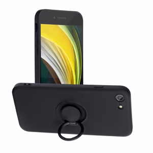 Чехол для iPhone 7 / 8 / SE 2020 / SE 2022 Silicone Ring чёрный
