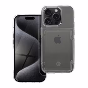 Dėklas Forcell F-PROTECT skirtas iPhone 15 Pro skaidrus