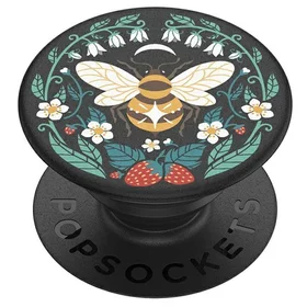 Popsockets 2 Bee Boho Phone Holder and Stand - Black