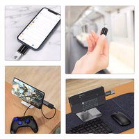 Wozinsky WALA-01 Lightning į USB-A OTG adapteris – juodas