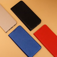 Dėklas Smart Magnet Xiaomi Redmi 14C/Redmi A4/Poco C75 auksinis