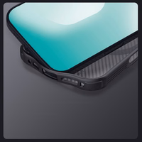 "Nillkin CamShield Pro MagSafe" suderinamas dėklas "iPhone 17" - skaidrus, juodas