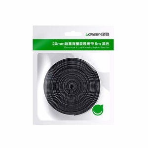 Ugreen Velcro laidų tvarkyklė 5m juoda (40356)