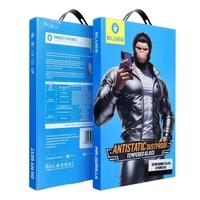 LCD apsauginis stikliukas 5D Mr. Monkey Glass (Strong Lite) Samsung S938 S25 Ultra juodas