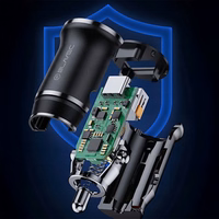 Blavec Automobilinis įkroviklis BS-01C-C Road - Type C - PD 20W su Type C to Type C cable (CCBS01CCR-CB) juodas