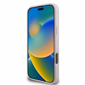 Guess 4G Didelio Logotipo dėklas iPhone 16 Pro Max - rožinė