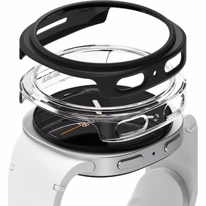 Ringke Slim 2 rinkinys dėklas Samsung Galaxy Watch 8 40mm - skaidrus-matinis juodas