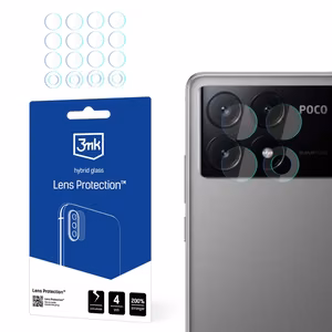 3mk Lens Protection™ hibridinis kameros stiklas Xiaomi Poco X6 Pro 5G telefonui