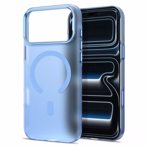 Tech-Protect MagZero MagSafe dėklas, skirtas iPhone 17 Pro Max / 18 Pro Max, matinis šviesiai mėlynas