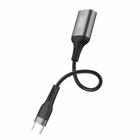 XO adapteris OTG NB201 USB - USB-C juodas