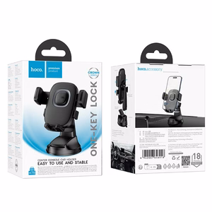 Automobilinis telefono laikiklis Hoco H76 (dashboard) juodas