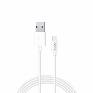 Кабель Savio CL-125 USB 2.0 USB-A - USB-C 1м, белый