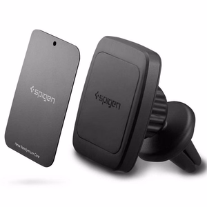 Держатель телефона Spigen H12 для автомобильного воздуховода магнитный - чёрный