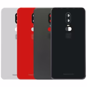 Galinis dangtelis skirtas OnePlus 6 / Amber Red / (su kameros stikliuku) HQ